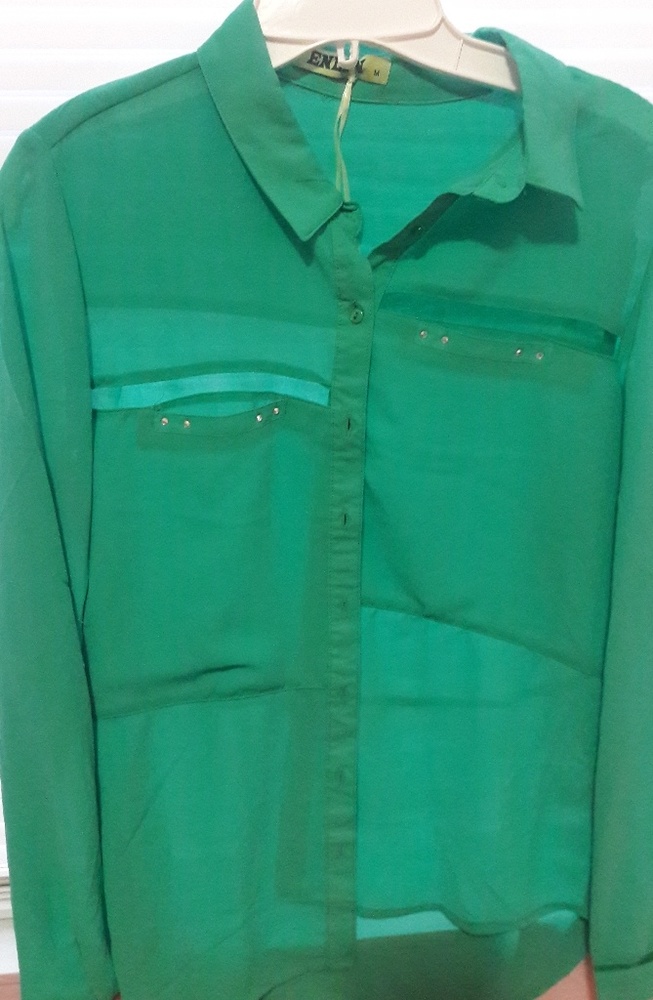 Aqua blouse
